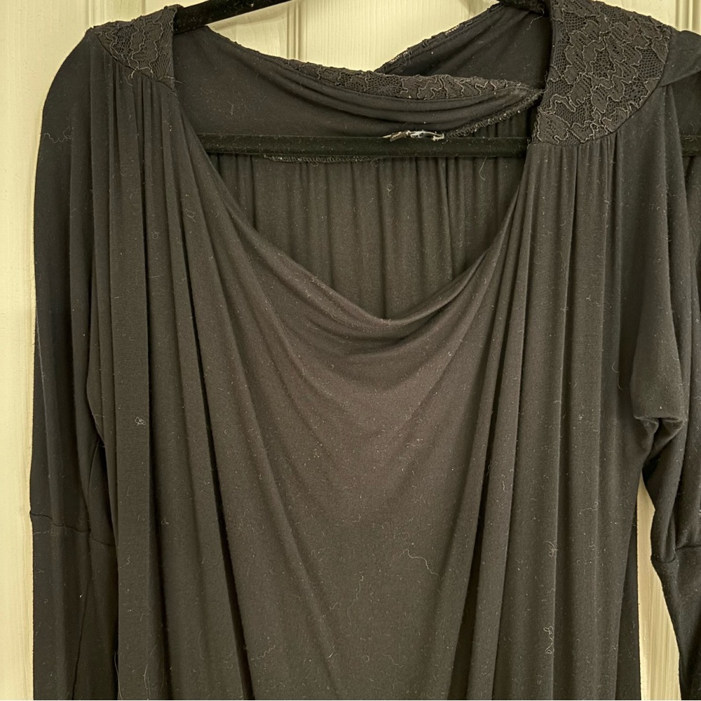 Express Long Sleeve Black Dress | Small - Picture 2 of 7